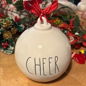 Rae Dunn Holiday Cheer sitter